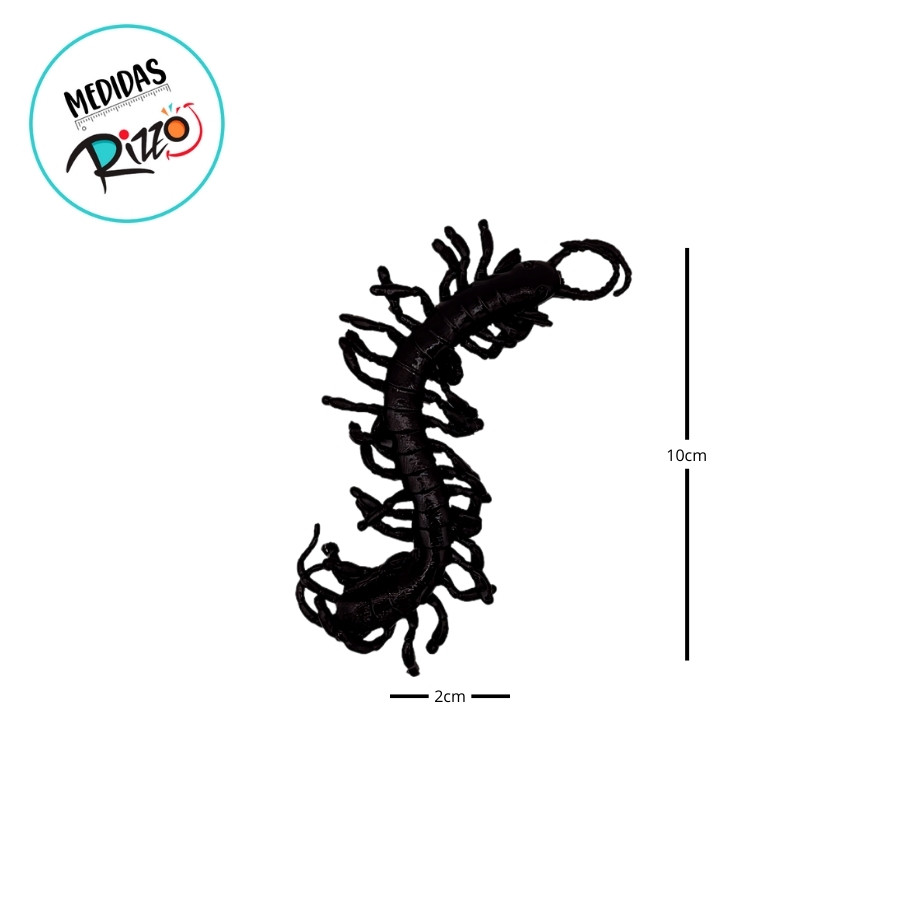 Brinquedo Inseto Gruda "Sticky" - Lacraia - 10x2cm - 1 unidades - Royal Toys - Rizzo · foto 2