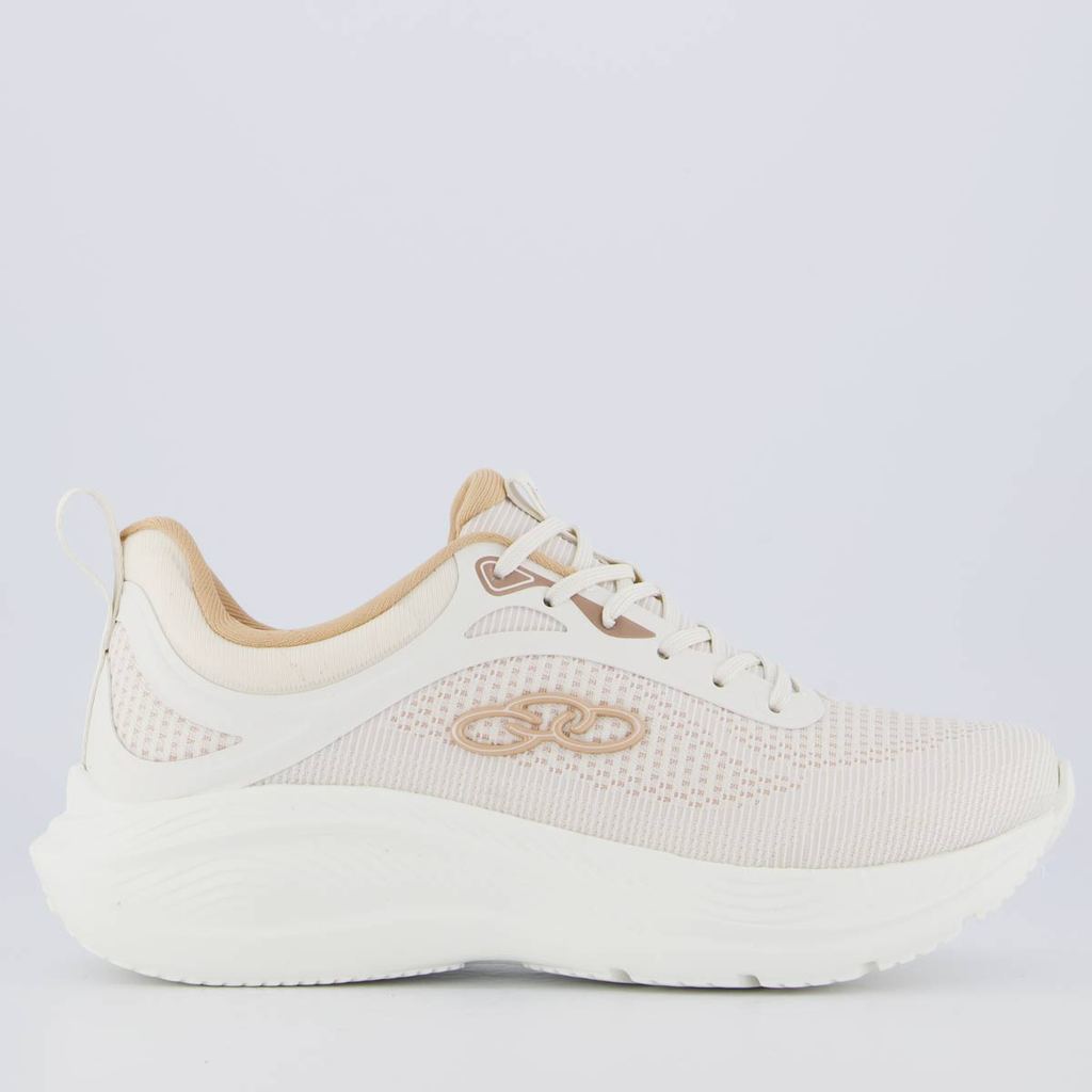 Tênis Olympikus Feminino Vibe Bege em Oferta na Shopee