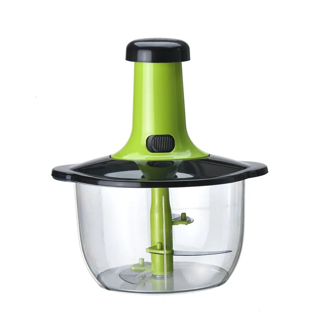 Processador e triturador de alimentos manual