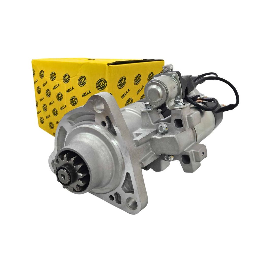 Motor de Partida Arranque 24v 12 Dentes 4.5Kw Para Volvo Ônibus Volvo B12 2004 a 2011 Hella HMP6051