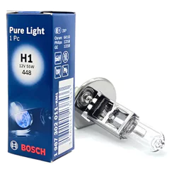 Lâmpada Farol H1 Original Volkswagen Bosch Pure Light 55W