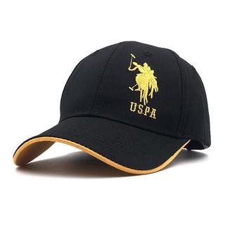 Boné de Beisebol com Aba Curvada para Uso Externo, Bordado com Letras, Chapéu de Sol