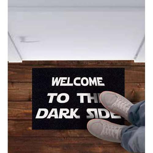 Tapete Capacho Star Wars - Welcome To The Dark Side 60x40 cm.