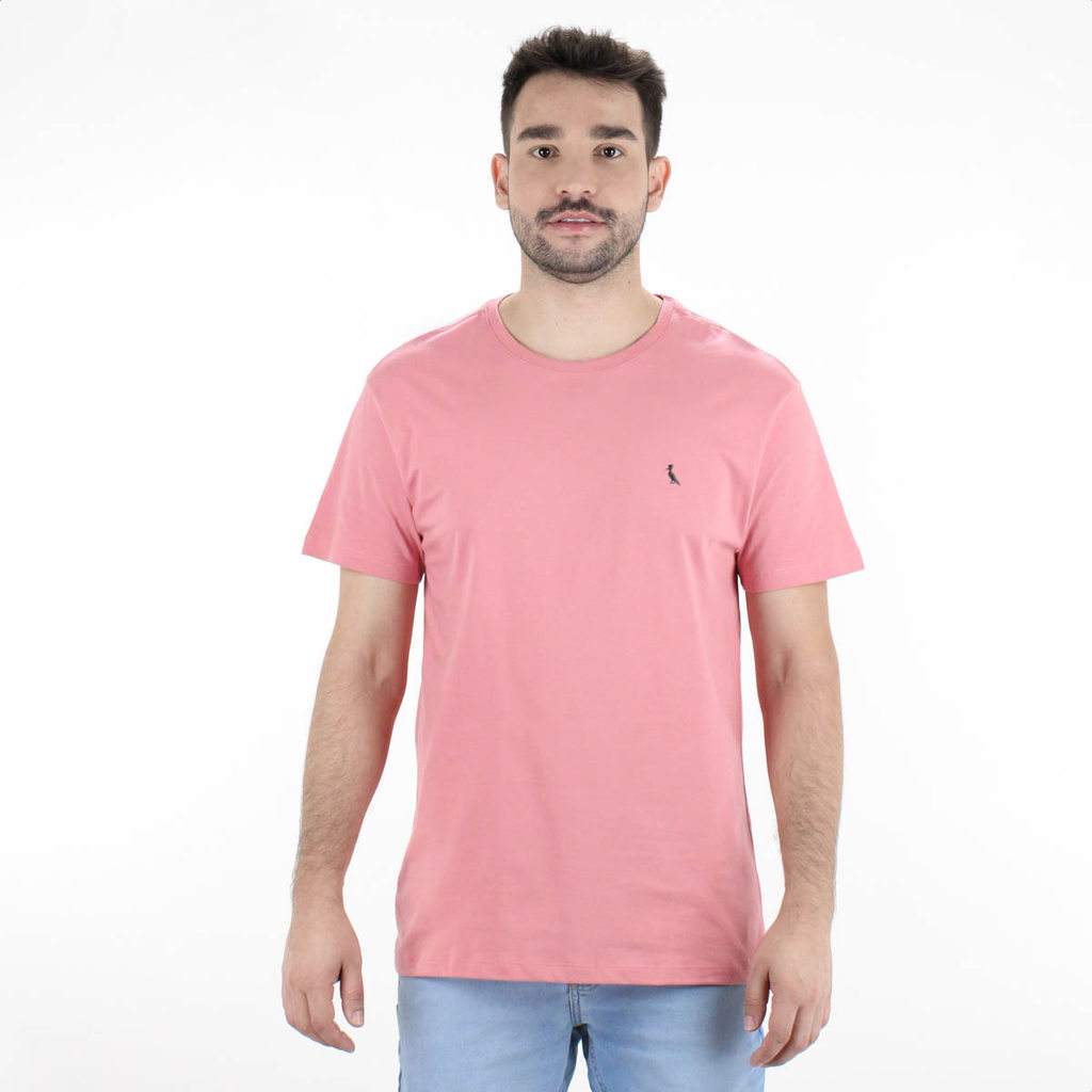 Camiseta Reserva Regular Careca Rosa - Masculino