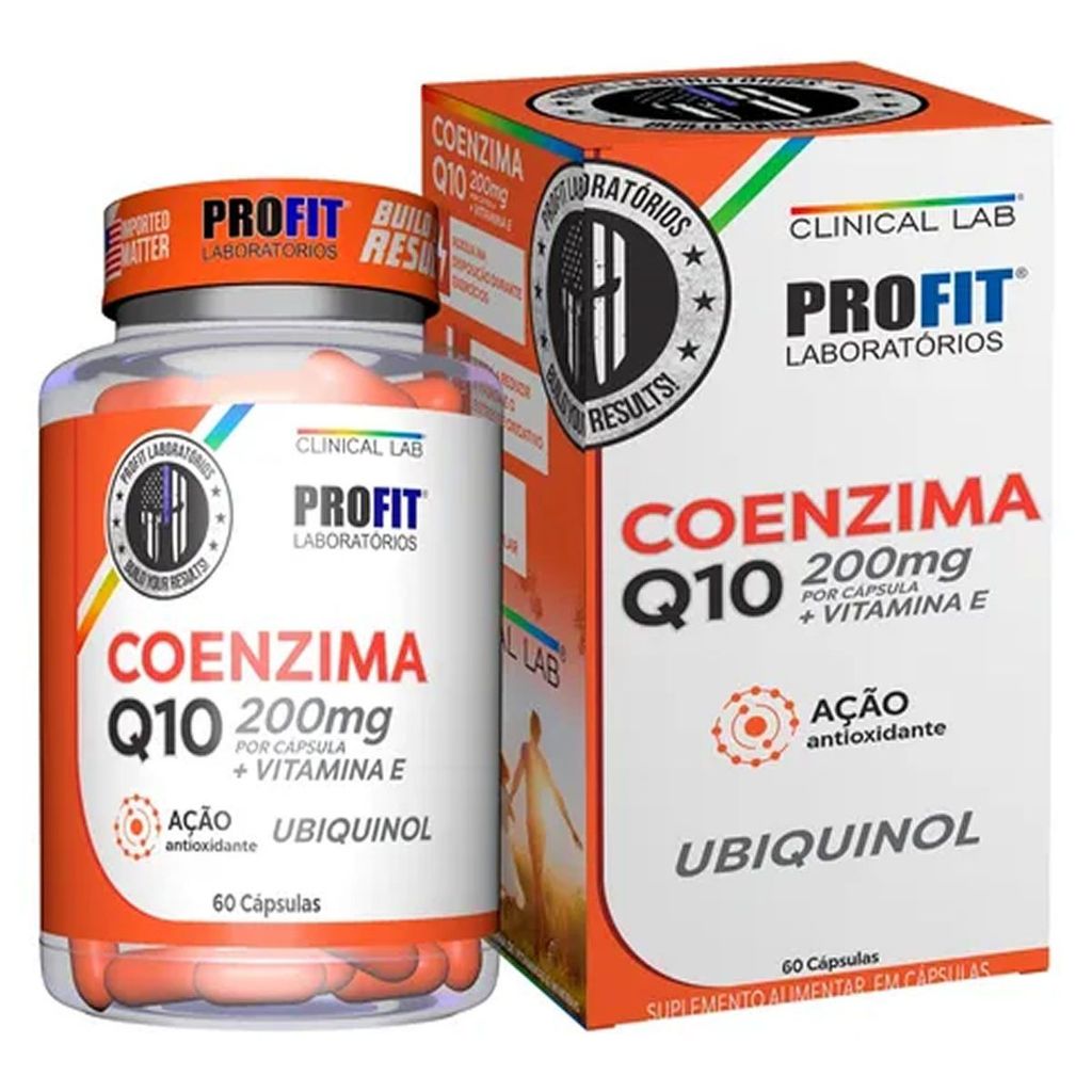 Coenzima Q10 200mg - 60 Cápsulas - ProFit em Oferta na Shopee