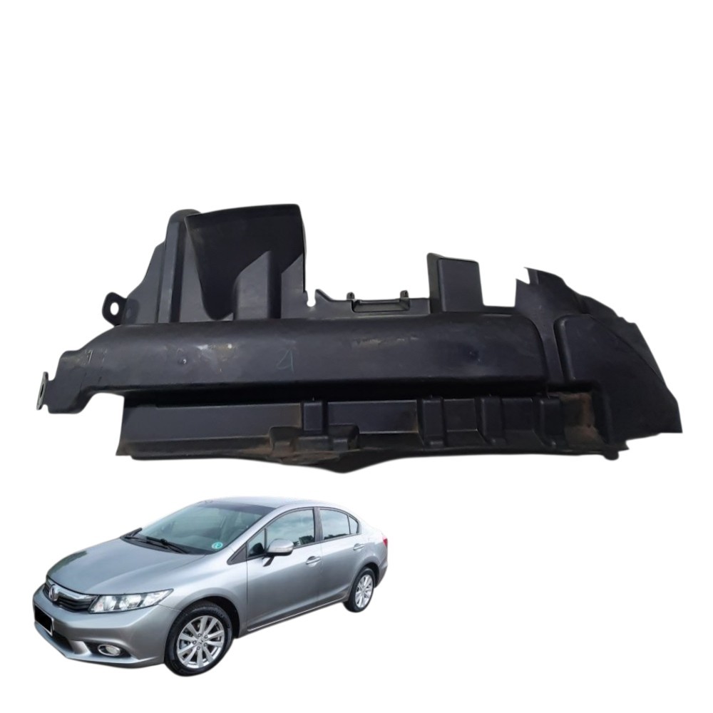 Protetor Defletor Lado Esquerdo Radiador Honda Civic  2014