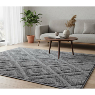 Tapete veludo  pelo baixo geométrico sala  2,00x1,40 facil de limpar grand em Oferta na Shopee