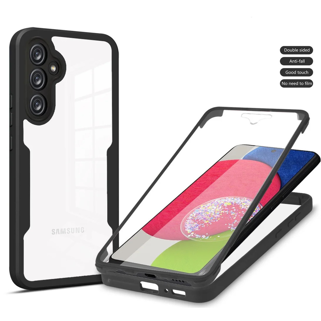 Para Samsung A17 A07 A16 A56 A26 A36 A06 A05s A05 A15 A25 A35 A55 A14 A24 A34 A54 A13 A23 A33 A53 A52 Luxo 360 Capa De C