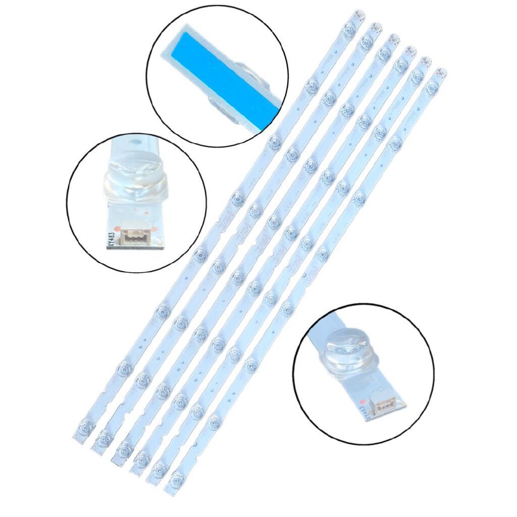 Kit Barra Led Compativel Semp Tcl 65p65us 65p8m 65hr330m08a1