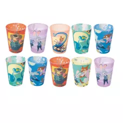 Kit 10 Copos Zootopia Páscoa Ovos Caseiros Festa Lembrancinha Brinde Aniversário Plasútil