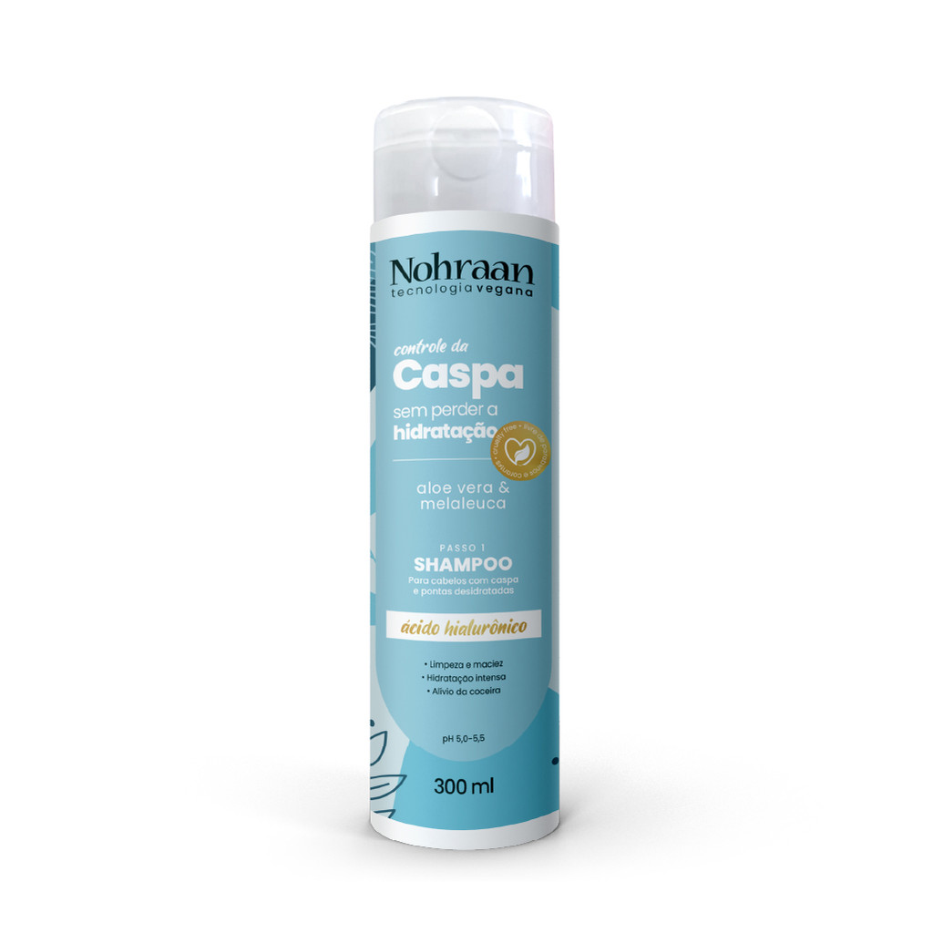 Shampoo Vegano Controle de Caspa | Nohraan – 300ml
