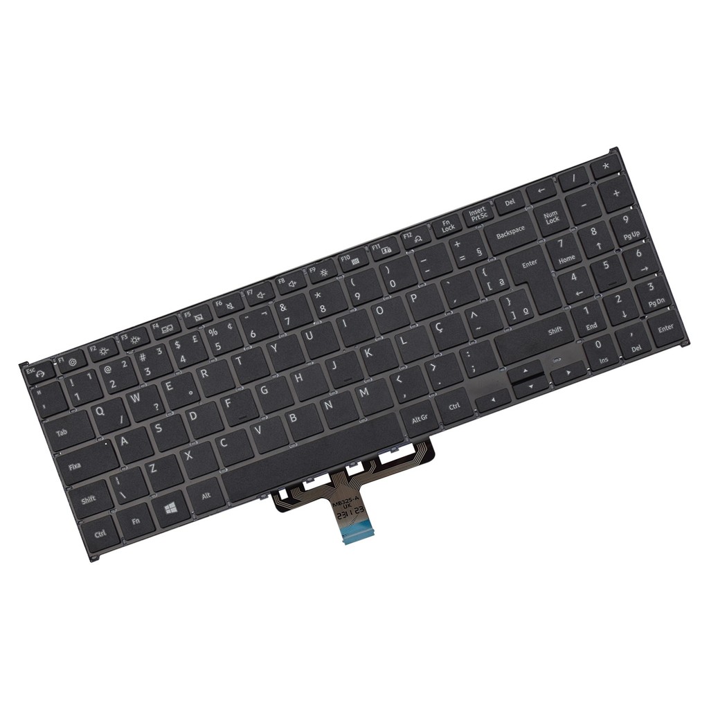 Detalhes do Teclado para Notebook Samsung Book NP550XCJ-KT1BR | Preto ABNT2