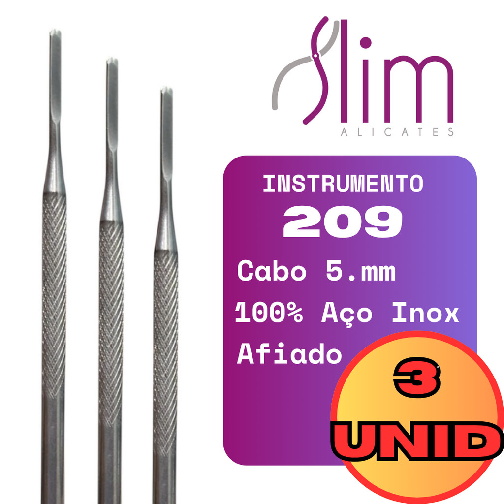 Kit 3 und Bisturi Nuclear Estreito remoção de pequenos calos instrumento 209 em Oferta na Shopee