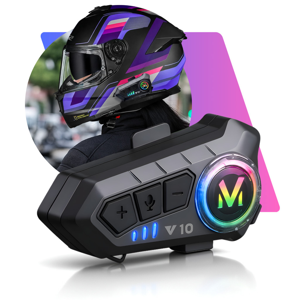 Intercomunicador Bluetooth Moto Alcance 15m Bateria Alta Autonomia C/Compatível Todos Capacetes em Oferta na Shopee