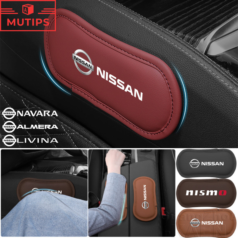 Nissan Carro Perna Apoio Almofada Joelho Travesseiro Cotovelo Altura Tapete De Couro Macio Para Kicks Tiida March Versa 