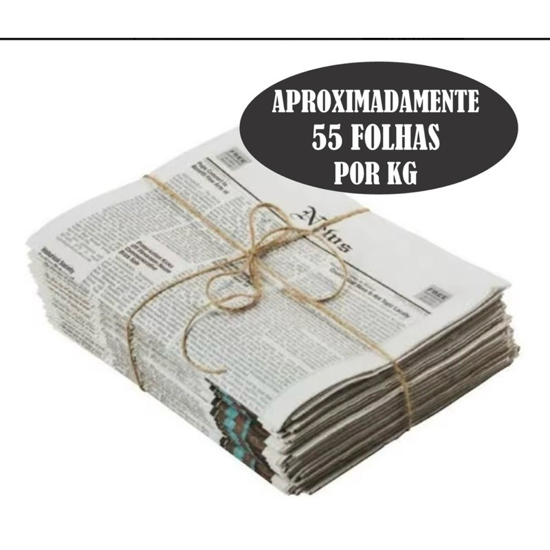 JORNAL NOVO Papel, Pet, Forração, Embrulho,Artesanato,pet