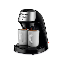 Cafeteira Elétrica Mondial Smart Coffe 500W C-42-2X-BI Preto/Inox