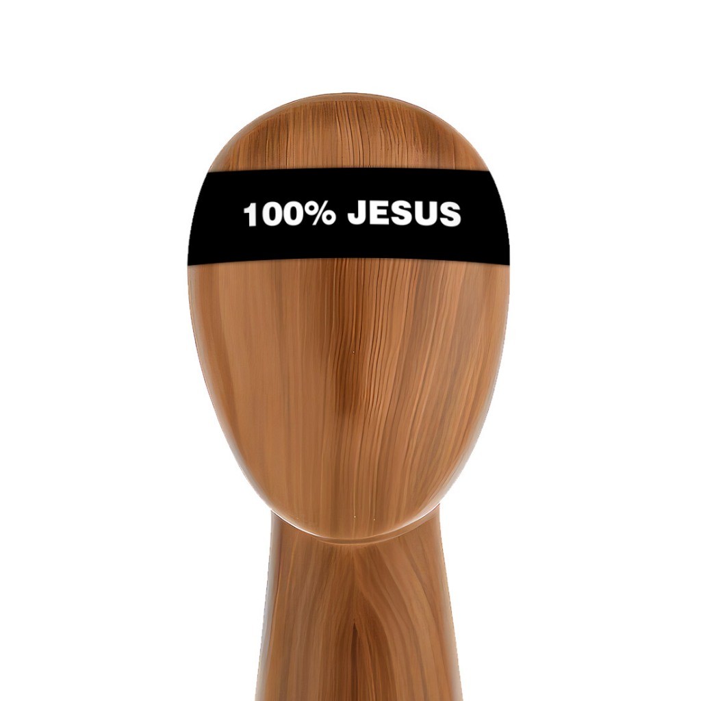 Faixa de Cabelo Unissex Bandana Testeira 20x5cm 100% Jesus Qualidade