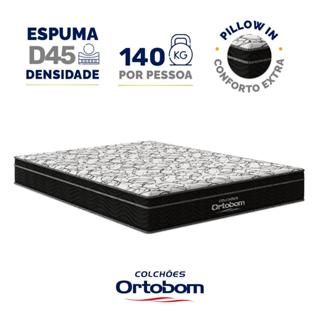 Colchão de Espuma D45 Ortobom Airtech Ortopillow 150 Casal 138cm em Oferta na Shopee
