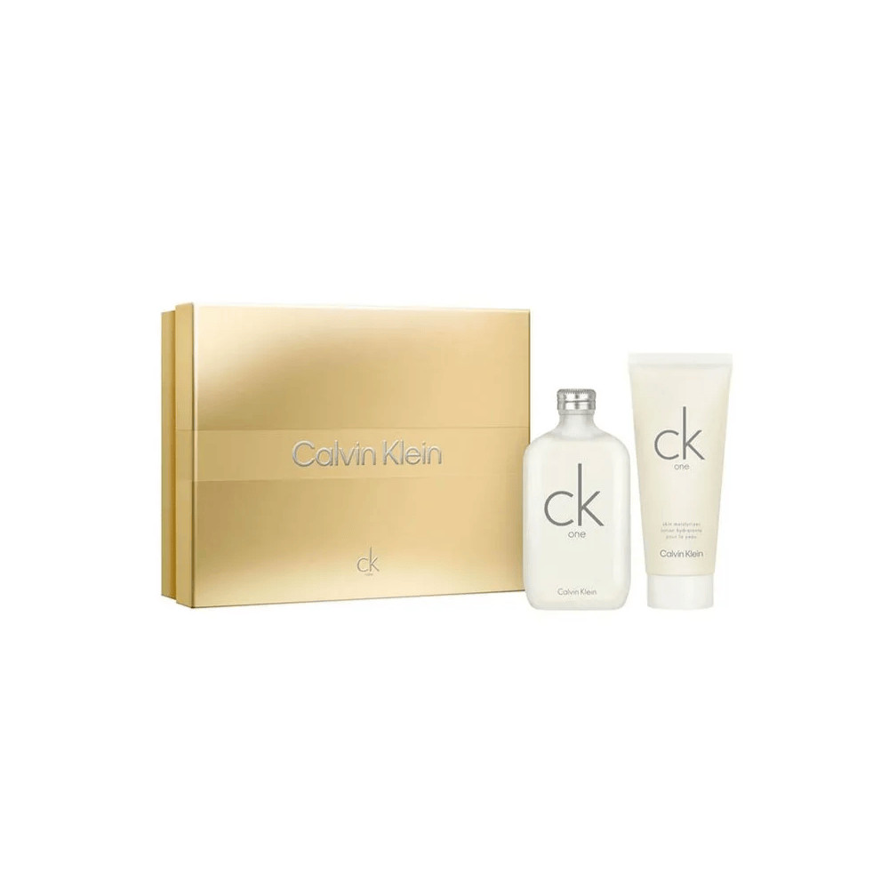 Kit Calvin Klein CK One Unissex 200ml + Body Lotion 200ml