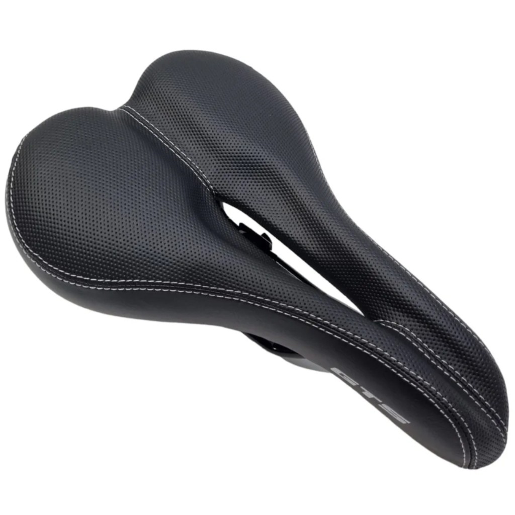 Banco Selim Bicicleta Soft Vazado Preto GTS com Carrinho em Oferta na Shopee