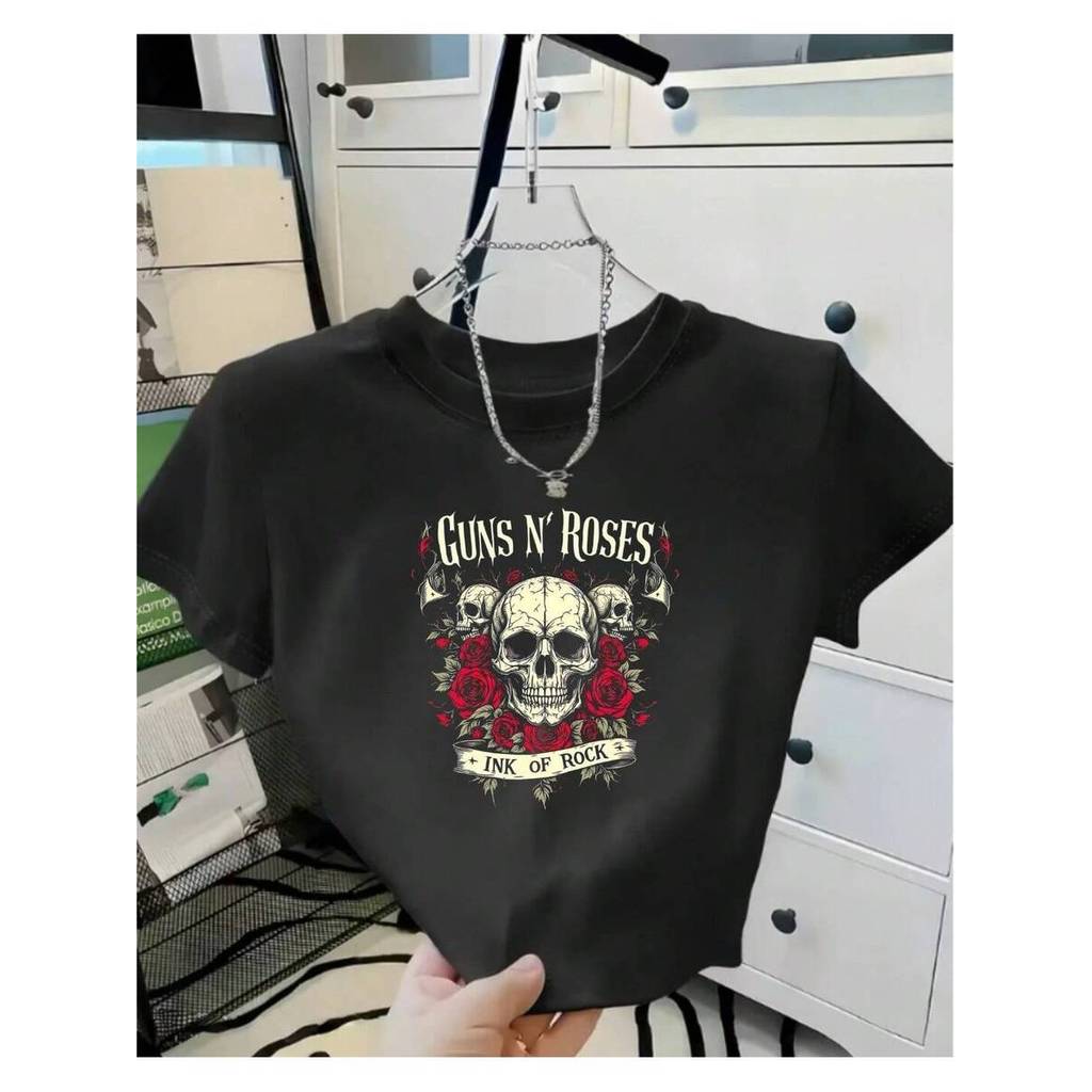 Cropped Guns N Roses: Onde Comprar | BuscaProdutos