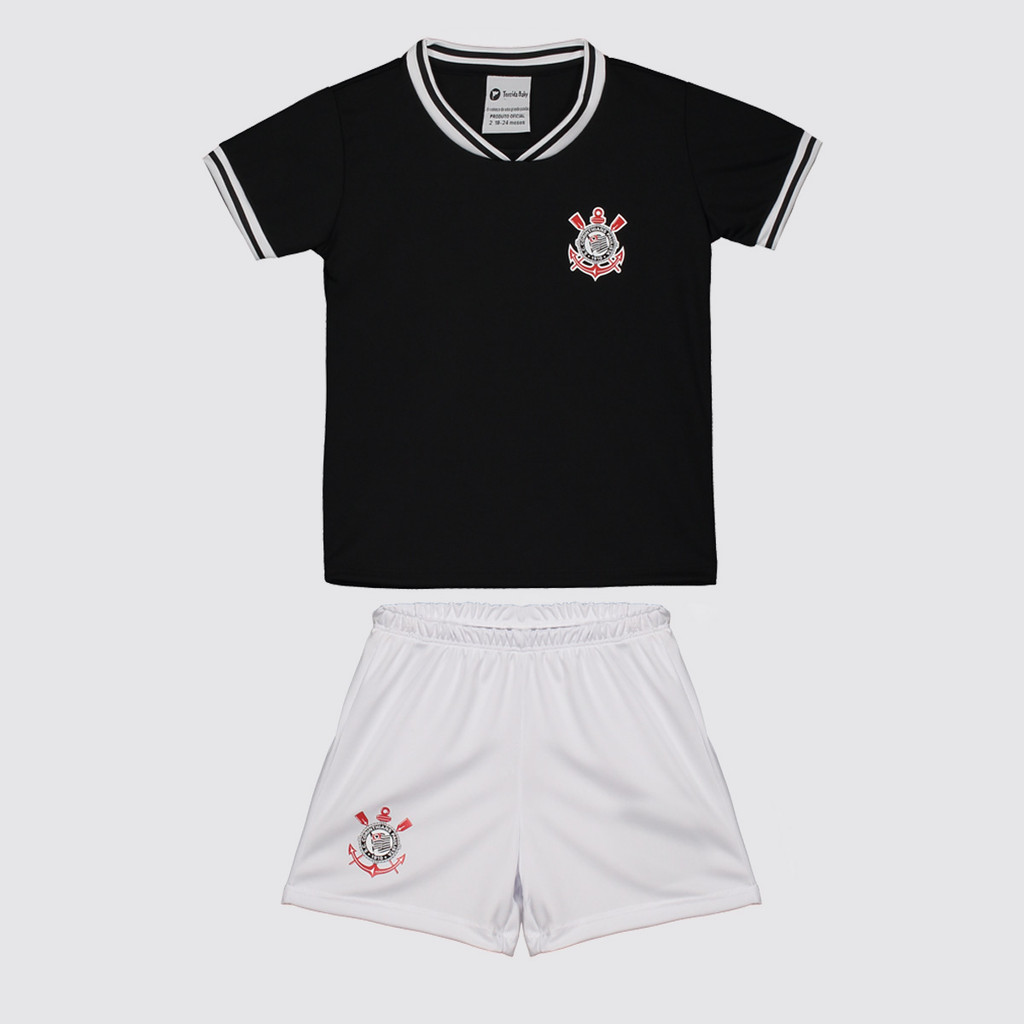 Mini Kit Infantil II Corinthians Branco em Oferta na Shopee