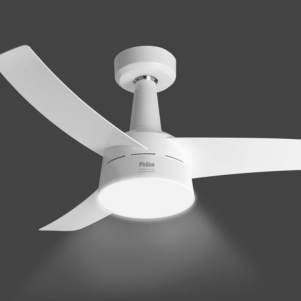 Ventilador De Teto Philco Silencioso 145W Easy PVT07B 110V