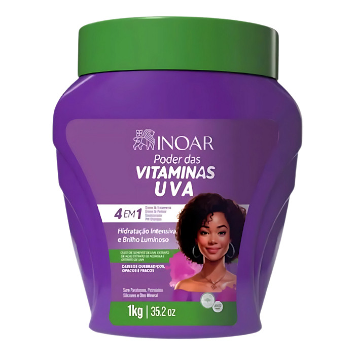 Inoar Creme Poder Das Vitaminas Uva 1kg em Oferta na Shopee