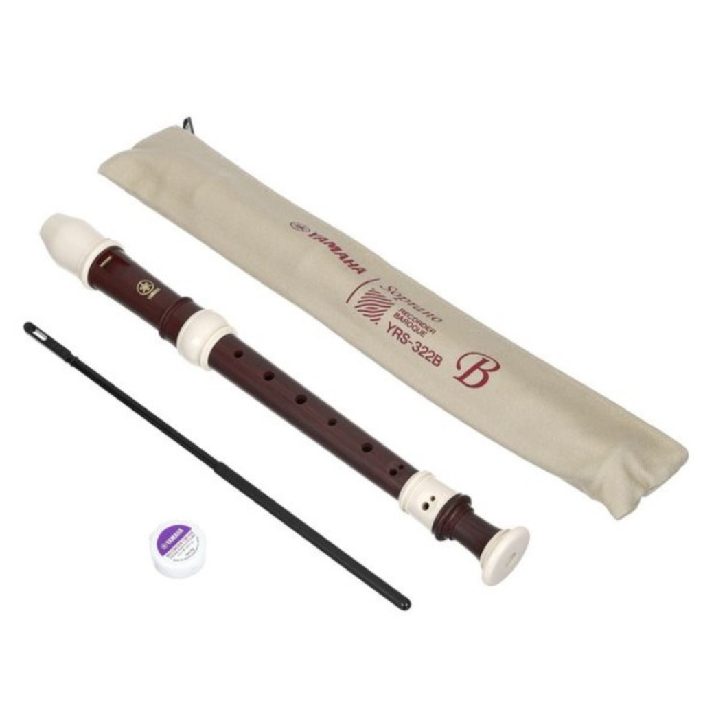 Flauta Doce Soprano Barroca em C YRS-322B Yamaha
