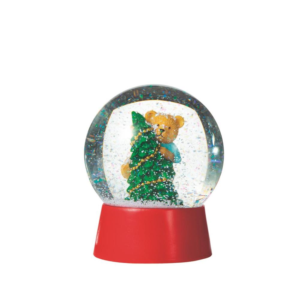 Enfeite De Natal Globo Neve Natal M 1 Peça 6.5x6.5x8cm