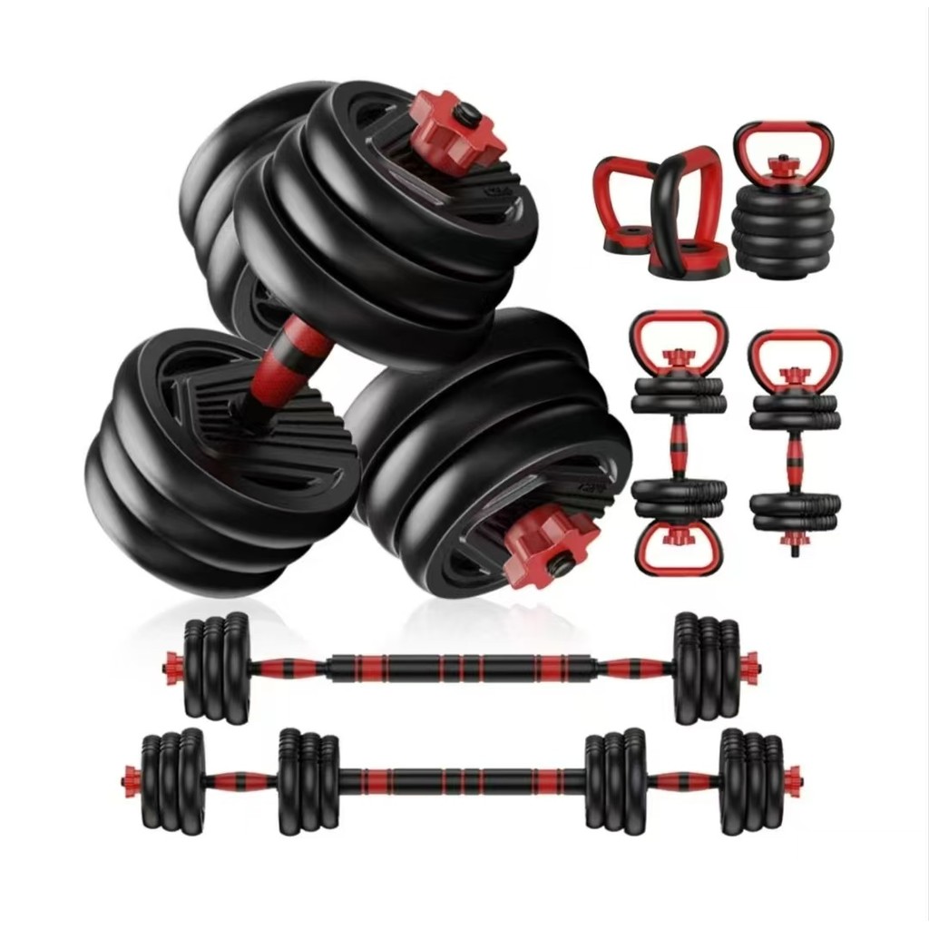 20kg Halteres Barra Kettlebell 6 em 1 Peso Musculação treino em casa Equipamento Fitness em Oferta na Shopee
