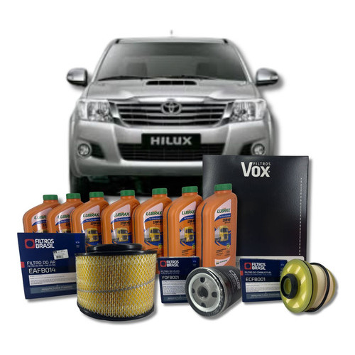 Kit Troca De Oleo E Filtros Toyota Sw4 3.0 2005 À 2010 em Oferta na Shopee