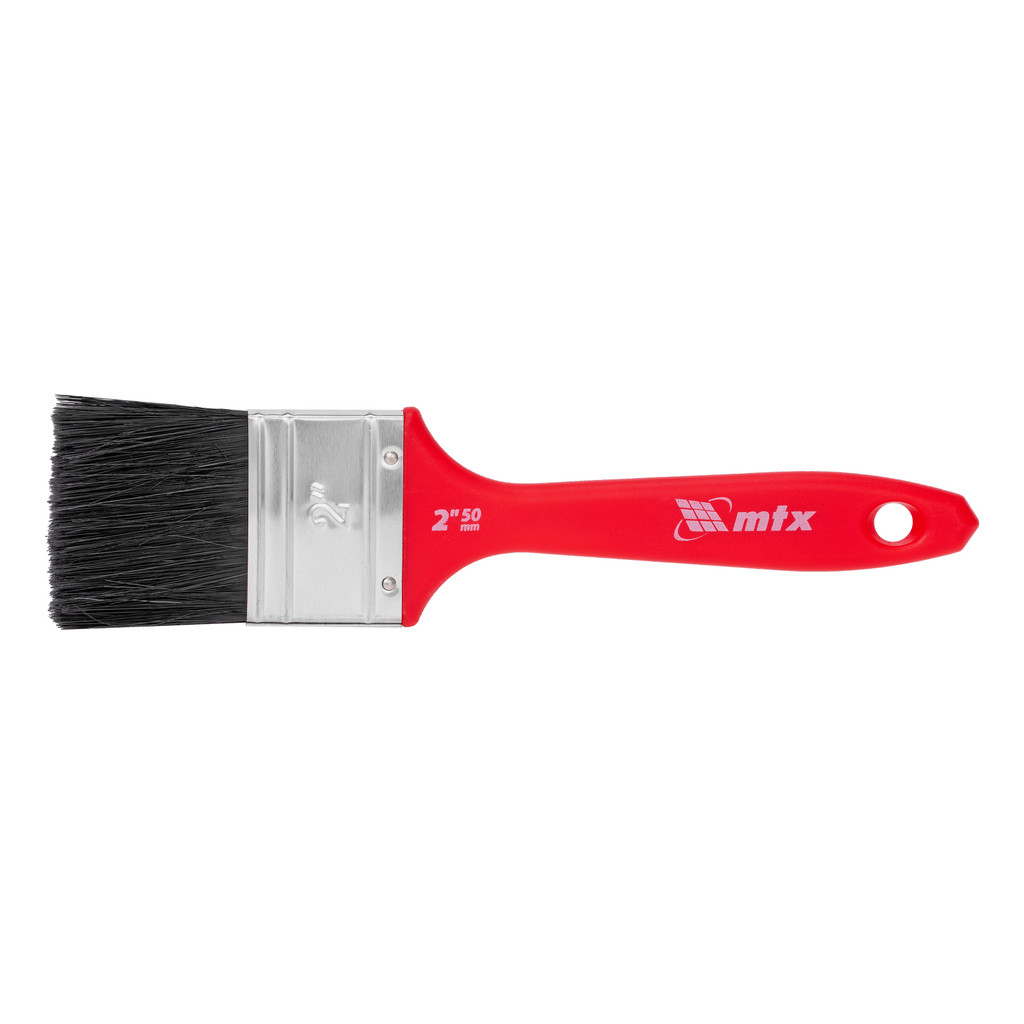 PINCEL 2 PARA TINTAS ESMALTE E OLEO, CERDAS PRETAS 1PC MTX