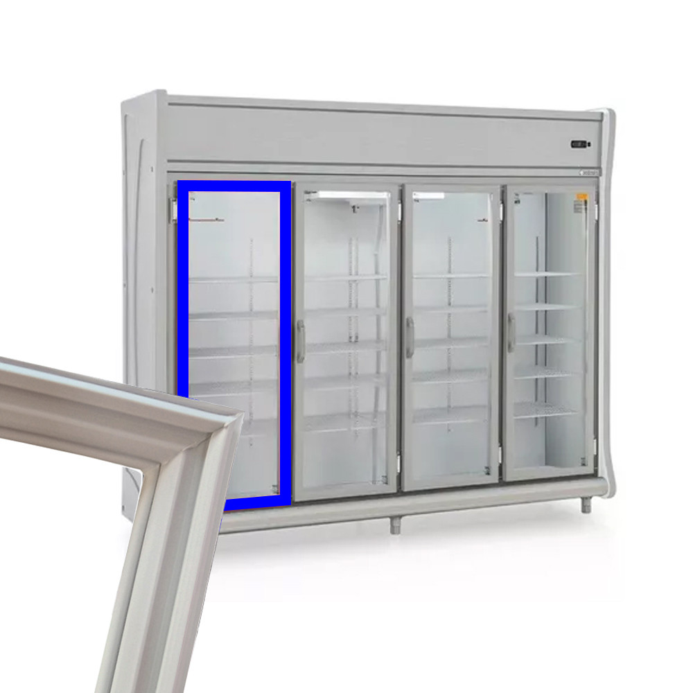 Borracha Geladeira Expositora Para Refrimate 49x146 Cm
