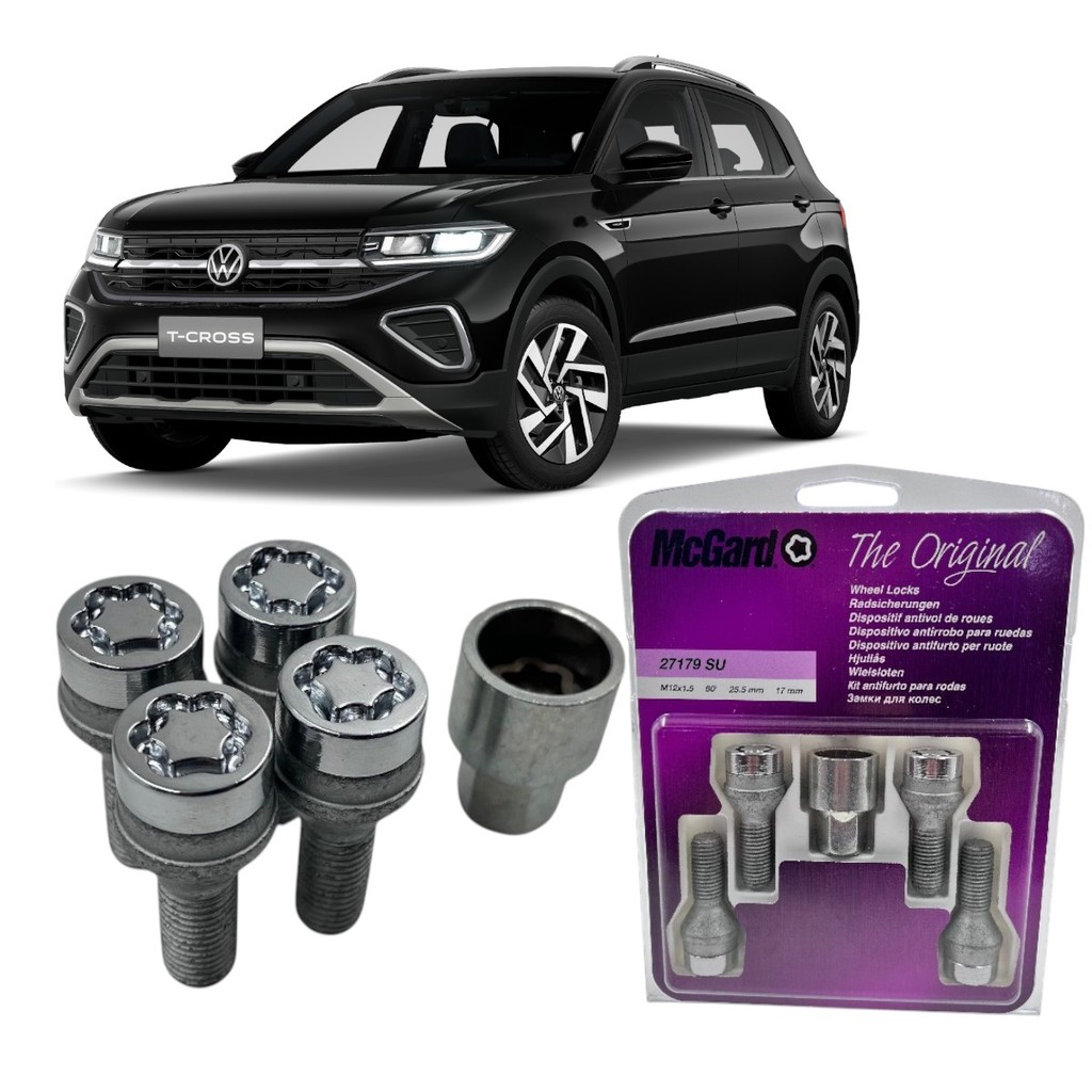 Kit Parafuso Trava Antifurto Tera 2025 2026 Original Mcgard