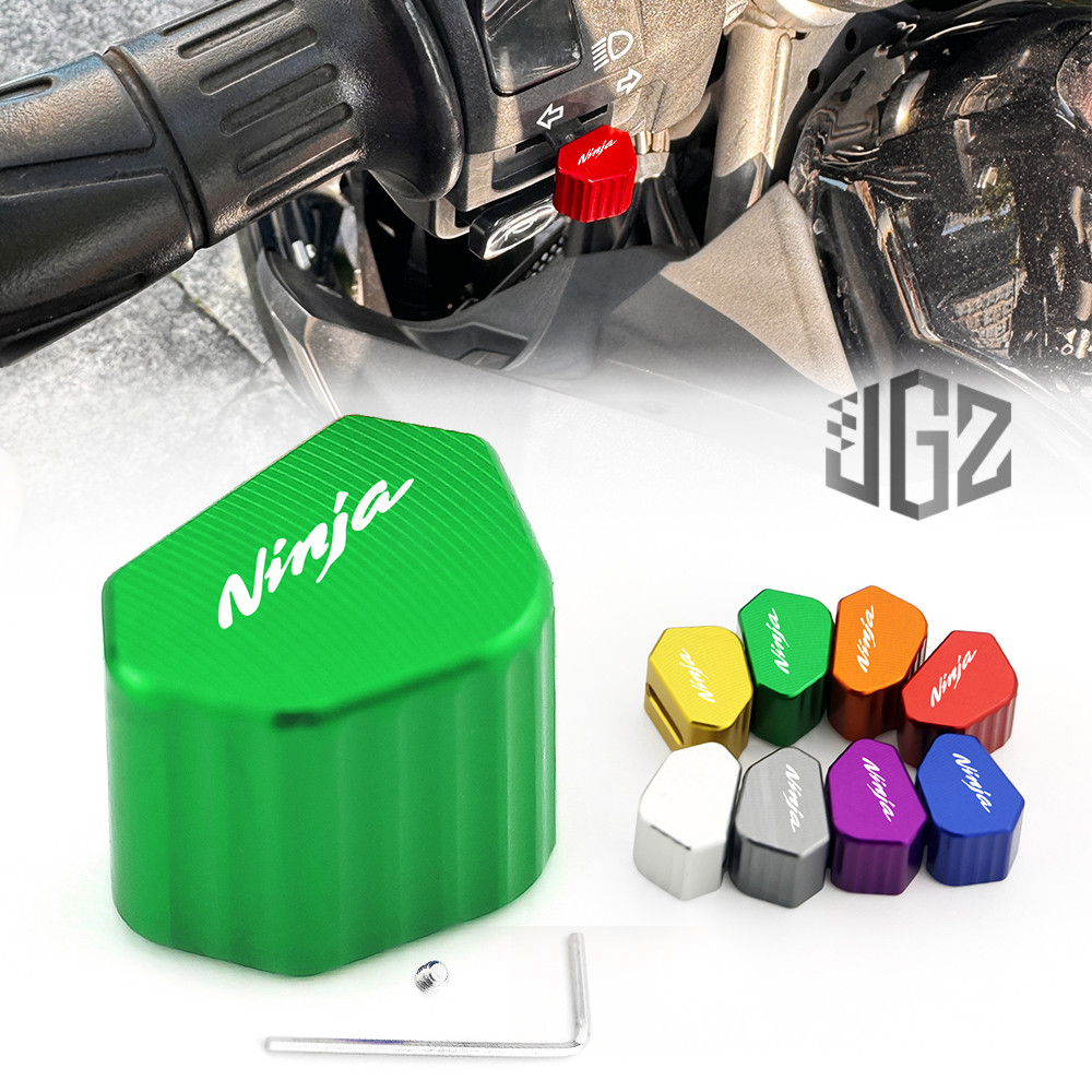 Para Kawasaki NINJA500 NINJA650 400 250 Motocicleta CNC Interruptor De Sinal Volta Botão Luz Controlador Da Lâmpada
