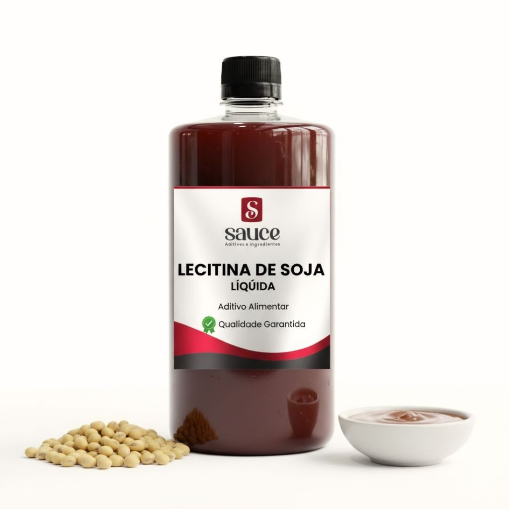 Lecitina de Soja Líquida 500g Emulsificante Panificação Doces