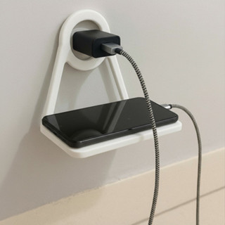 Suporte Tomada Carregar Celular Parede Petg Multiuso Branco em Oferta na Shopee
