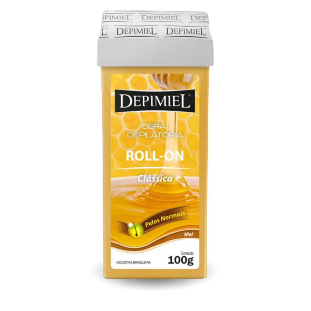 Cera Depilatória Roll-On Clássica Depimiel 100g Depilação - Envio Imediato