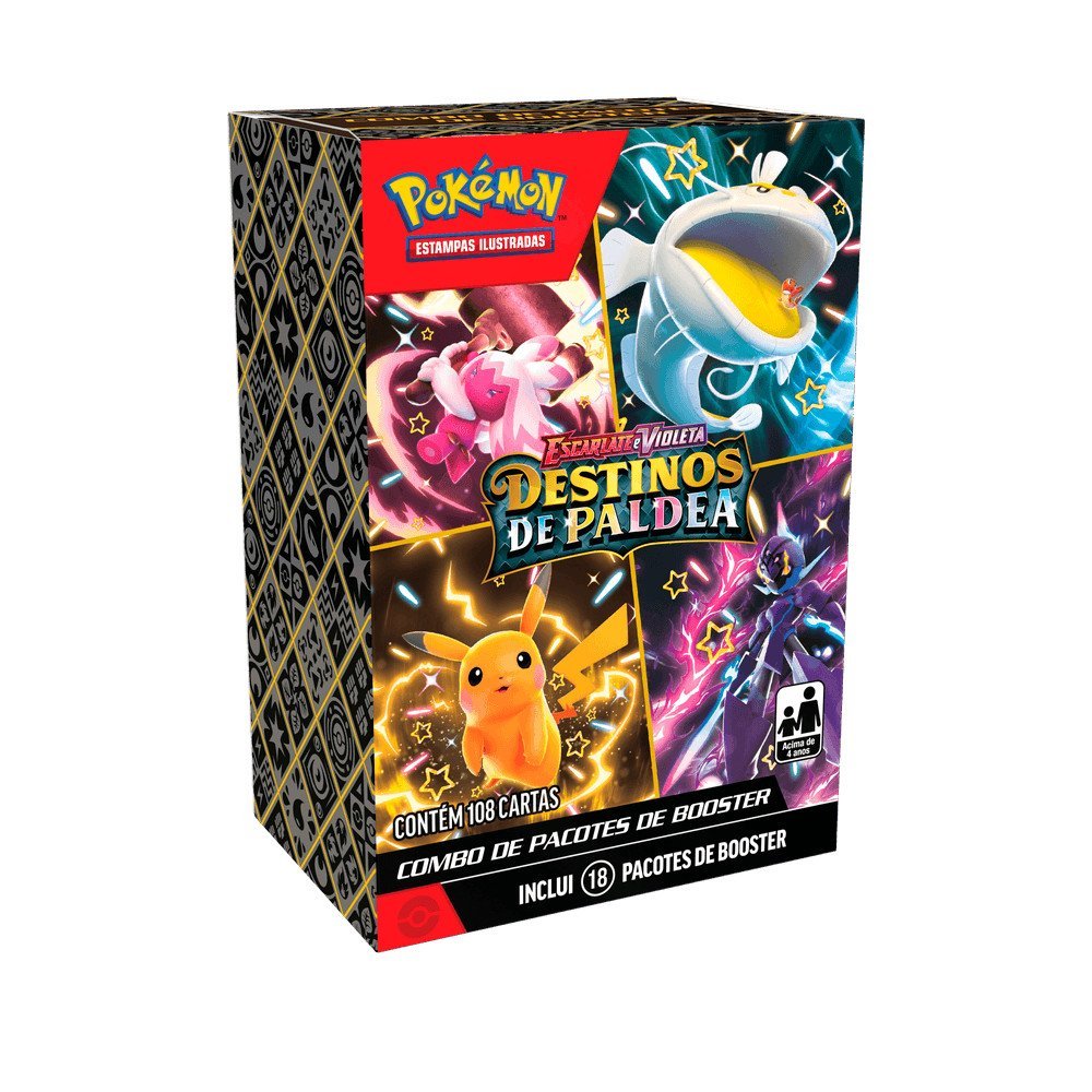 Box Pokémon Escarlate e Violeta - Destinos de Paldea