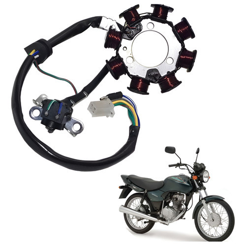 Estator Magneto Cg 125 Titan/fan 2003 2004 2005 2006 2007 2008 Modelo Original em Oferta na Shopee