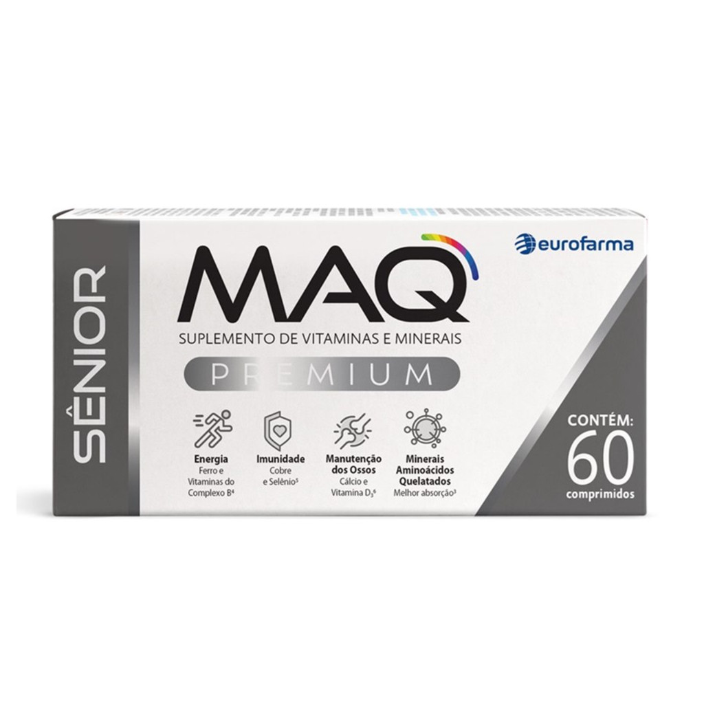 Maq Sênior Premium Eurofarma 60 Comprimidos