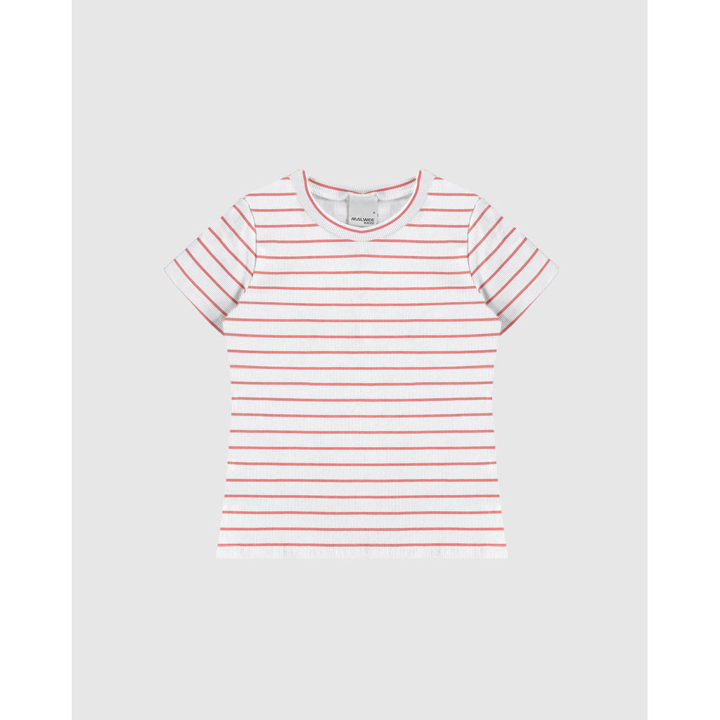 Blusa Infantil Menina Listrada Manga Curta Em Ribana Malwee Kids
