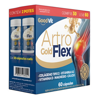 Artro Flex Colageno Tipo 2 Calcio Magnesio Vit. D K 60 Caps - Sem Sabor em Oferta na Shopee