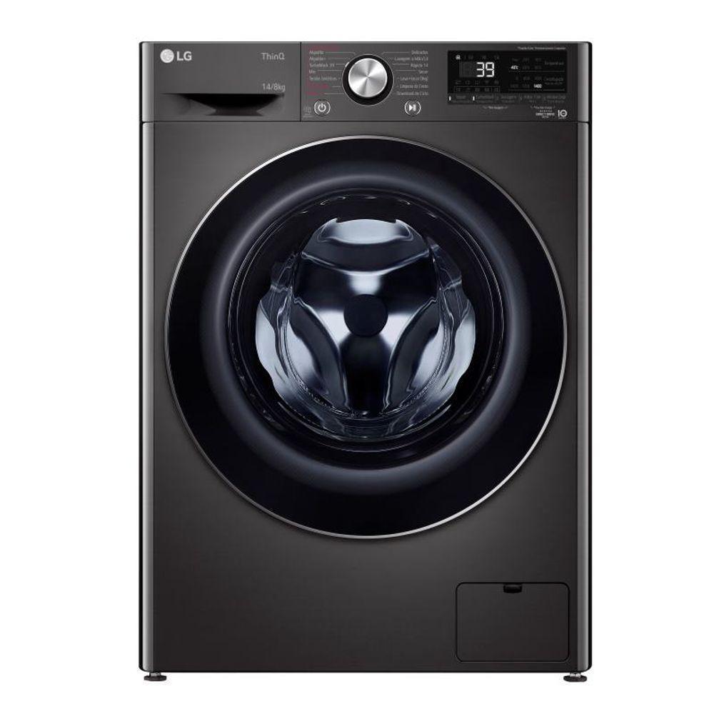 Lava e Seca LG Smart VC2 14kg Black Inox com Inteligência Artificial AI DD CV9014BC2A 220V em Oferta na Shopee