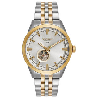 Relógio Seculus Automático 44329GPSVBA2 Bicolor em Oferta na Shopee