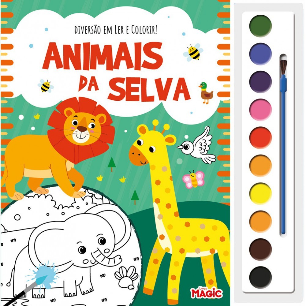 Animais da Selva Colorir: Onde Comprar | BuscaProdutos