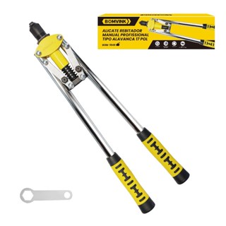 Alicate Rebitador Manual Profissional Tipo Alavanca 17 Polegadas Em Aço Multifuncional Po…