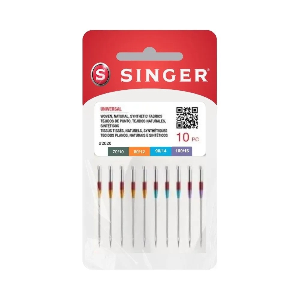 Agulha Singer 2020 Máquina Doméstica Original Tecidos Leves